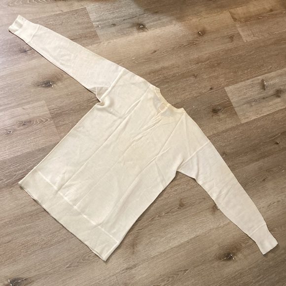 Vintage Shepherd Pure Wool Thermal Undershirt Sweater 1940s WW2 Size 38.5 / S/M - Picture 10 of 13